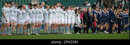 LONDON, ENGLAND March 25: Oxford University vs Cambridge University Men's Varsity match at Twickenham Stadium on Saturday March 25-2023 in London, England. Stock Photo