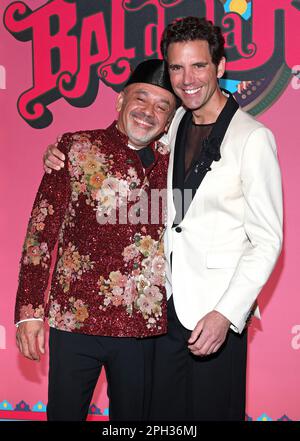 Monte Carlo Monaco. 25th Mar 2023. NO TABLOIDS Christian Louboutin and Mika attend the Bal de la Rose in Monte Carlo on March 25 2023 Monaco. Photo by Pascal Le Segretain Pool ABACAPRESS.COM Credit Ab...