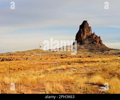 Desolate Monument Valley north east Arizona Navajo Nation USA Stock ...