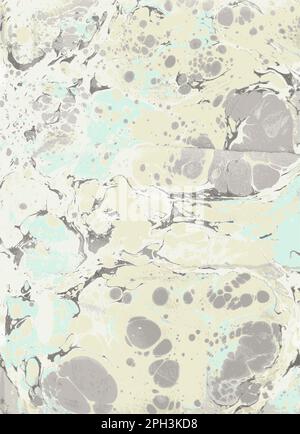 Handmade Marble Paper 03, vectorized full-color Stock Vector