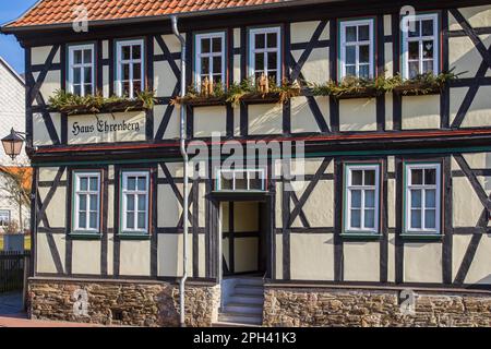 Stolberg in the Harz Mountains Stock Photo