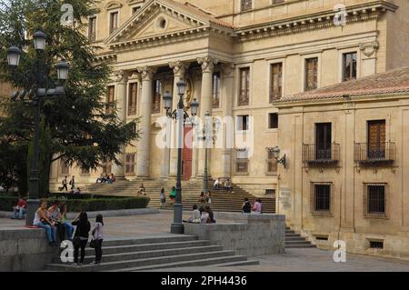 Anaya Palace (now Faculty of Philology) (University of Salamanca), Plaza de Anaya, Anaya Square, Salamanca, Via de la Plata, Castilla y Leon, Spain Stock Photo