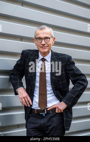 Frank Vandenbroucke est ministre federale de la sante publique  Frank Vandenbroucke is the belgian federal health minister Stock Photo