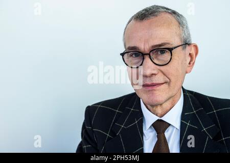 Frank Vandenbroucke est ministre federale de la sante publique  Frank Vandenbroucke is the belgian federal health minister Stock Photo