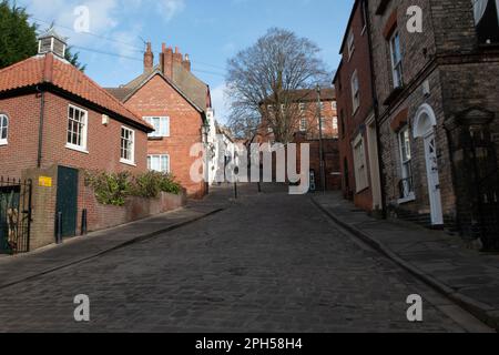 Steep Hill, Lincoln, England Stock Photo