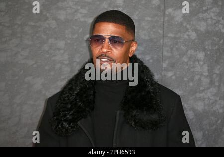 London, UK. 15th Feb, 2023. Jamie Foxx attends the European Premiere of 'Creed III' at Cineworld Leicester Square in London. (Photo by Fred Duval/SOPA Images/Sipa USA) Credit: Sipa USA/Alamy Live News Stock Photo