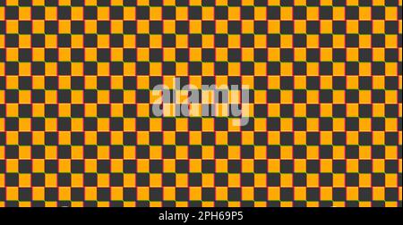 Checkered pattern, chess squares, glitch background. Digital error, interference, noise Stock Vector
