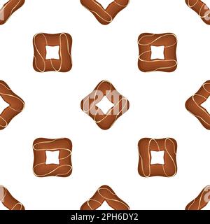 Pattern homemade cookie different taste in pastry biscuit, pattern cookie consist of collectible natural tasty food biscuit it pastry accessory, patte Stock Vector