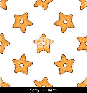Pattern homemade cookie different taste in pastry biscuit, pattern cookie consist of collectible natural tasty food biscuit it pastry accessory, patte Stock Vector