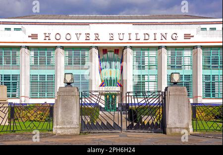 Art Deco Hoover Building, Western Avenue, Perivale, London Borough of Ealing, Greater London, England, United Kingdom Stock Photo