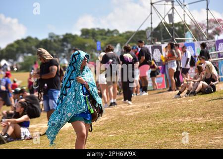Atmosphere during Lollapalooza Brasil 2022 music festival at