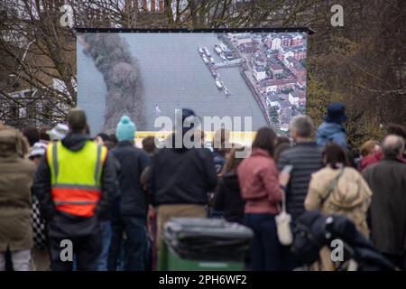 London, UK. 26th Mar, 2023. The Gemini Boat Race between Oxford and Cambridge teams. Credit: Sinai Noor/Alamy Live News Stock Photo