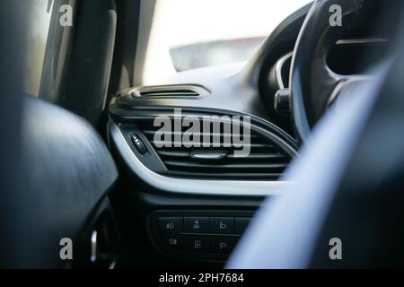 car air conditioner grid pane, Stock Photo