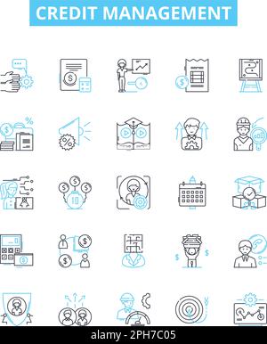 Capital assets line icons collection. Investments, Property, Equipment ...