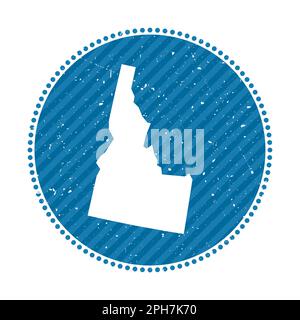 Idaho vintage map. Grunge map of the US state with distressed texture ...
