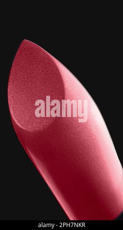 Close-up of lipstick on black background Stock Photo