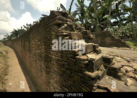 A remaining of the wall of Fort Somba Opu, a Gowa Sultanate citadel in ...