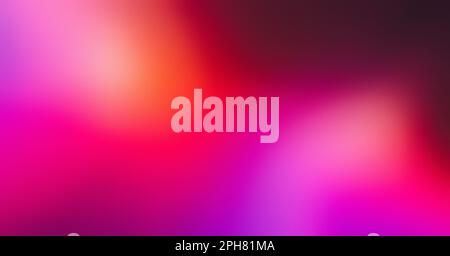 Red pink magenta orange purple vibrant grainy gradient background, abstract blurred color flow poster design Stock Photo