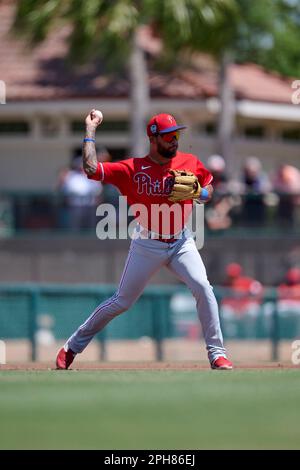 Phillies spring training: Edmundo Sosa getting a look in center field