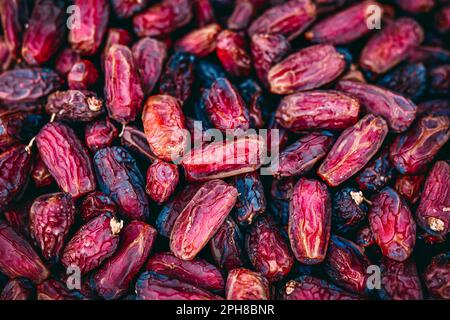 The dried red dates that can be seen everywhere in Xinjiang are delicious and nutritious Stock Photo