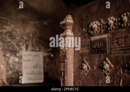 The Folk Houses on Hathpace in Kashgar, Xinjiang are very precious historical and cultural assets. Stock Photo