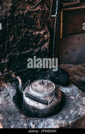 The Folk Houses on Hathpace in Kashgar, Xinjiang are very precious historical and cultural assets. Stock Photo