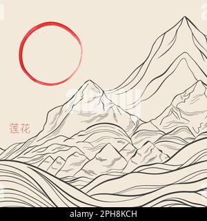 luxury new hand drawn luxury lotus flower mandala art style with ...