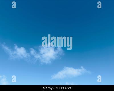 Blue sky and white clouds in the sky Stock Photo