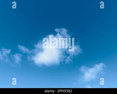 Blue sky and white clouds in the sky Stock Photo