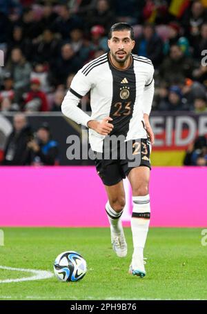 MEWA-Arena Mainz 25.4.2023, Football: International friendly match Germany (GER)  (white) vs. PERU (PER) (red) -  Emre Can (GER) Stock Photo