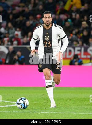 MEWA-Arena Mainz 25.4.2023, Football: International friendly match Germany (GER)  (white) vs. PERU (PER) (red) -  Emre Can (GER) Stock Photo