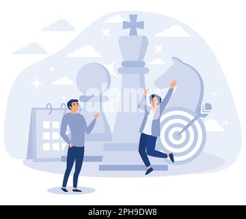 Chess - Business growth strategy concept Stock Vector Image & Art - Alamy