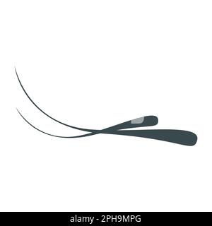 Hair transplant iocn for alopecia treatment center Stock Vector