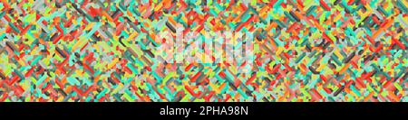 Color Diamonds illusion background generative pattern illustration Stock Vector