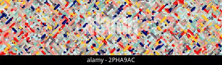 Color Diamonds illusion background generative pattern illustration Stock Vector