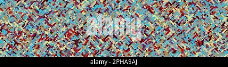 Color Diamonds illusion background generative pattern illustration Stock Vector