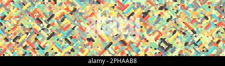Color Diamonds illusion background generative pattern illustration Stock Vector