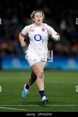 England's Marlie Packer in action during the Guinness Women's Six ...