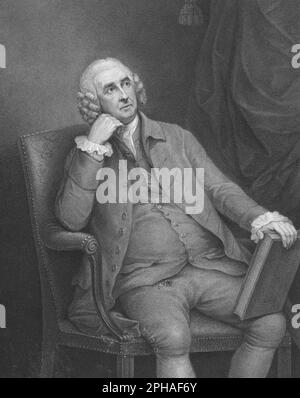 Portrait of the Right Honorable Charles Pratt, 1st Earl Camden, Lord Chancellor - 1795 - Francesco Bartolozzi - MET Stock Photo