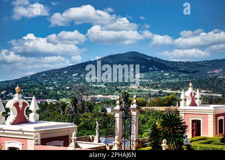 The landscape around the village of Estoi in Portugal. Stock Photo