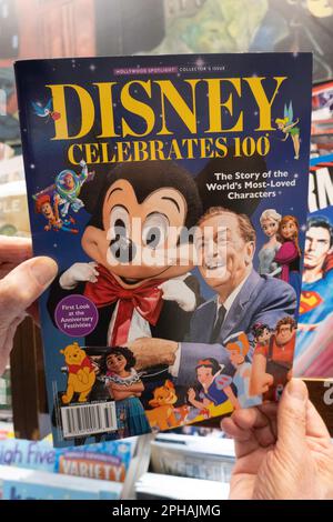 Barnes & Noble Booksellers on Fifth Avenue in New York City has a large selection of books and magazines, USA  2023 Stock Photo