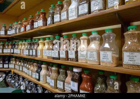 The Larder is a shop offering bulk and gourmet foods in Doylestown, Pennsylvania, United States  2023 Stock Photo