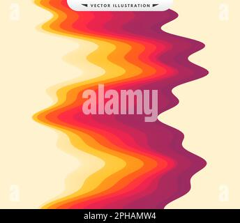 Abstract waveform background. 3d technology style. Vector illustration with sound waves. Stock Vector
