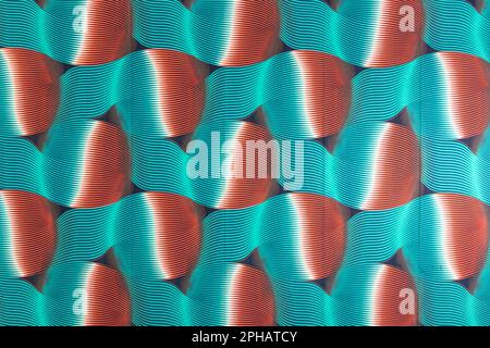 Blue (cyan) and red (pink) abstract art background texture Stock Photo