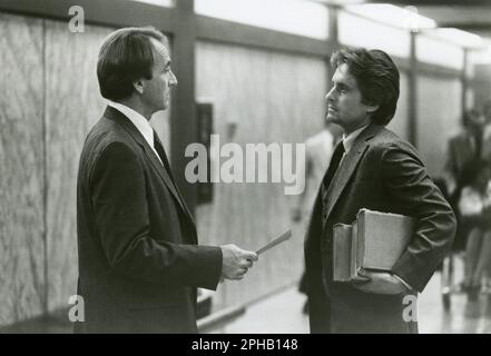 MICHAEL DOUGLAS, JAMES B. SIKKING, THE STAR CHAMBER, 1983 Stock Photo ...