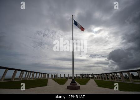 British Normandy Memorial Stock Photo