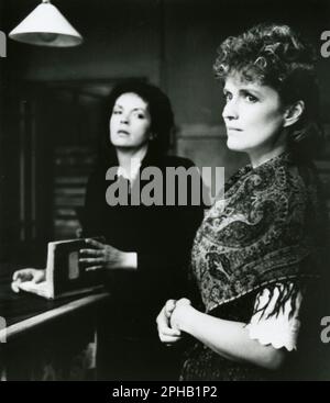 Actresses Elizabeth Trissenaar and Marie-Christine Barrault in the movie A Love in Germany, Germany 1983 Stock Photo