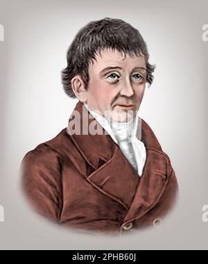 Ernst Chladni 1756-1827 German Physicist Stock Photo