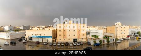 After the rain - panorama scene Stock Photo