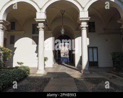 TURIN, ITALY - CIRCA FEBRUARY 2023: The Piazza Castello square Stock Photo